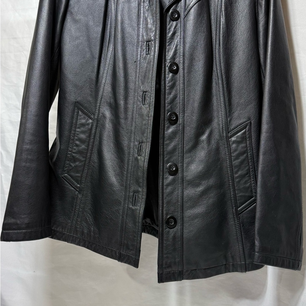 Men's Black Leather Jacket